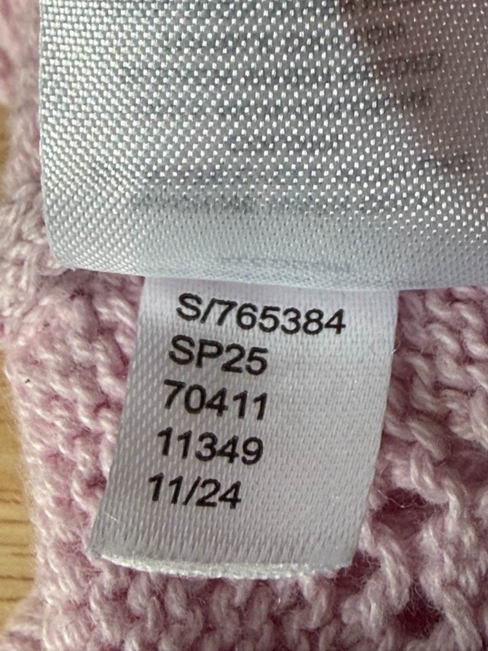 Loft Pink Cropped Pointelle Knit Cardigan Sweater Size Large 54494 - Picture 15 of 15